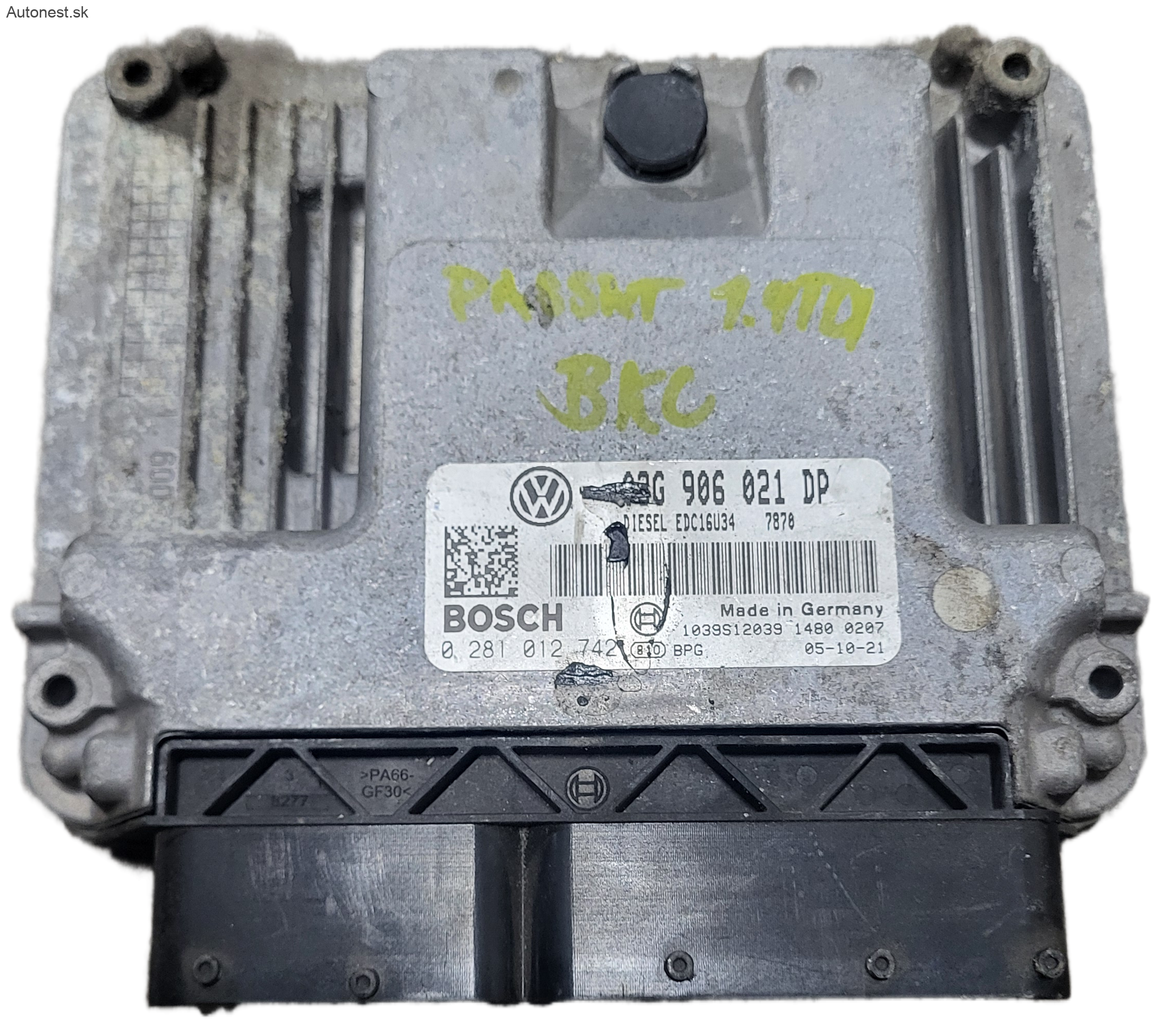 Riadiaca jednotka motora 1.9TDI